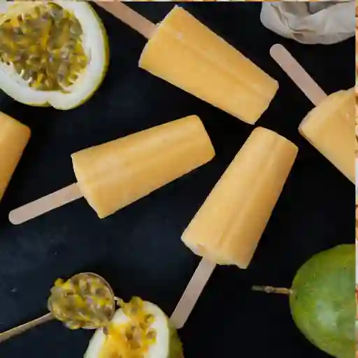 Paleta turrón maracuyá