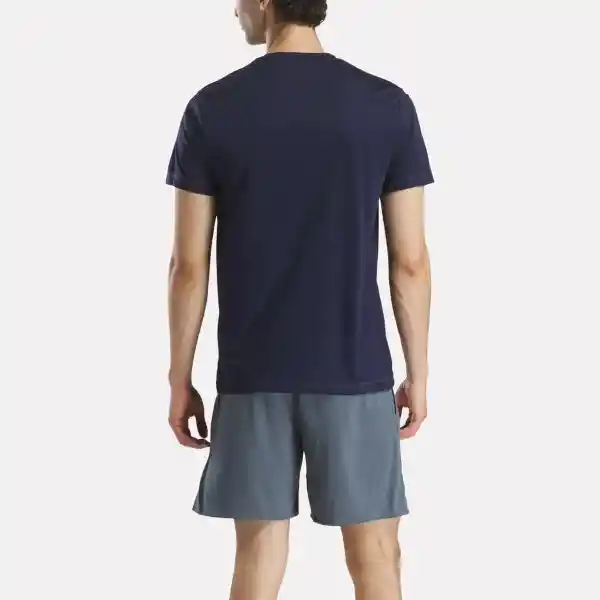 Reebok Camiseta Id Traintech Tee Entrenamiento Hombre Azul XL