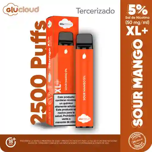 Glucloud Vape Sour Mango XL / 2500 Puff