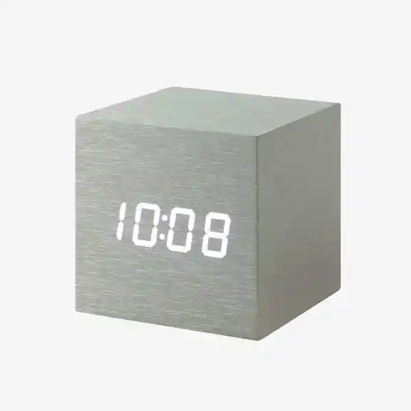 Inkanta Reloj de Cubo Click Clock Aluminio