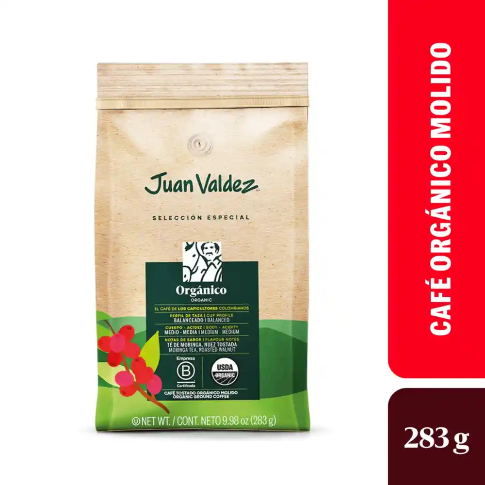 Juan Valdez Café Molido 100% Orgánico