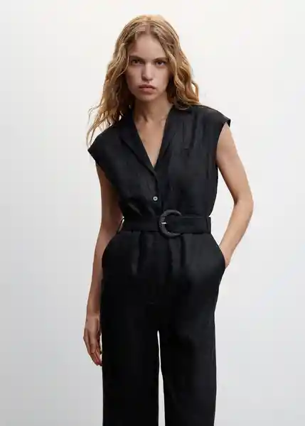 Enterizo Mono Quito Negro Talla 26 Mujer Mango