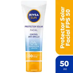 Nivea Protector Solar Facial Control de Brillo FPS 50