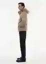Abrigo Anorak Coli Topo Talla L Hombre Mango
