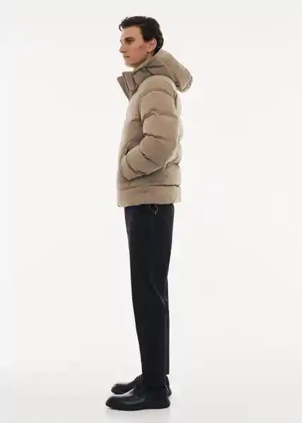 Abrigo Anorak Coli Topo Talla L Hombre Mango