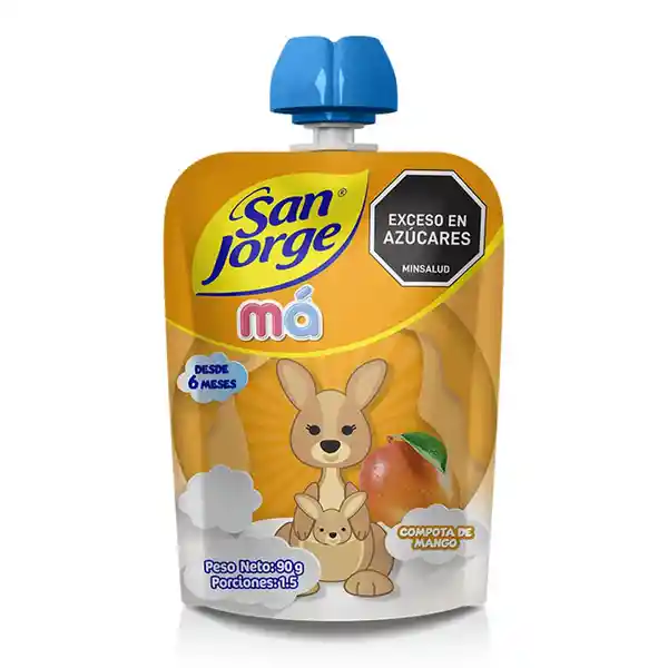 Compota S/j Mango Pouch San Jorge