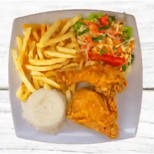 Bandeja con Cuarto de Pollo Boasted