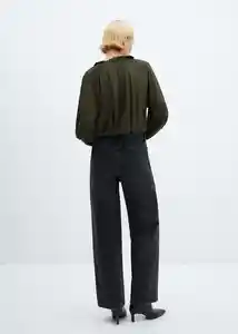 Blusa Sweet Khaki Talla XL Mujer Mango