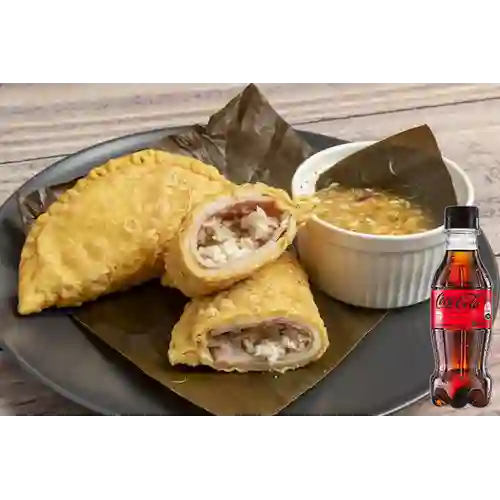 Combo Empanada D’ Cordón Blue +Cocacola S/az 250ML