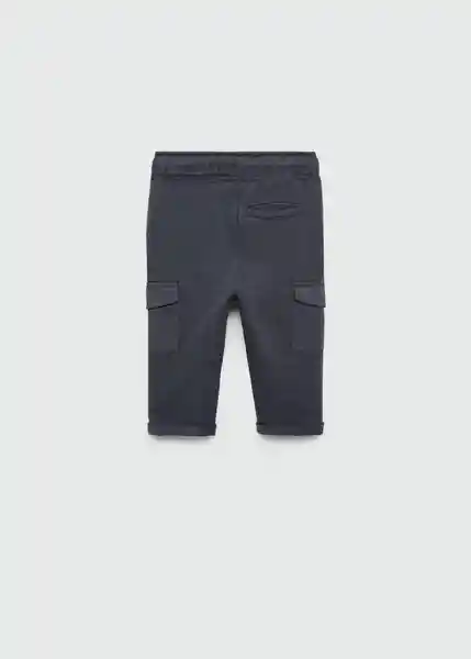 Pantalón Cargob7 Antracita Talla 72 Niños Mango