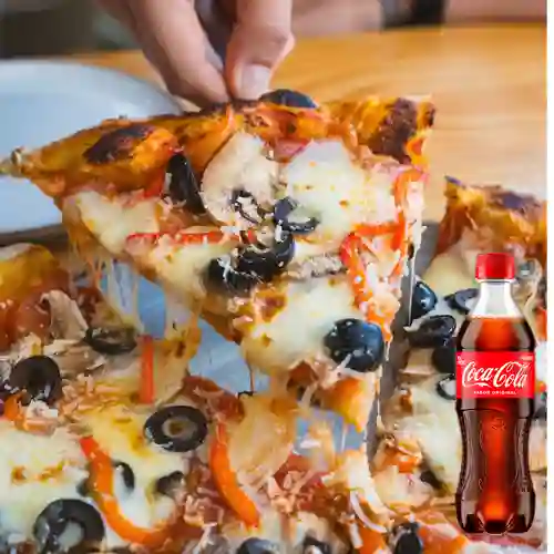 Combo Pizza Ortolana Personal +Cocacola Orig 400ml