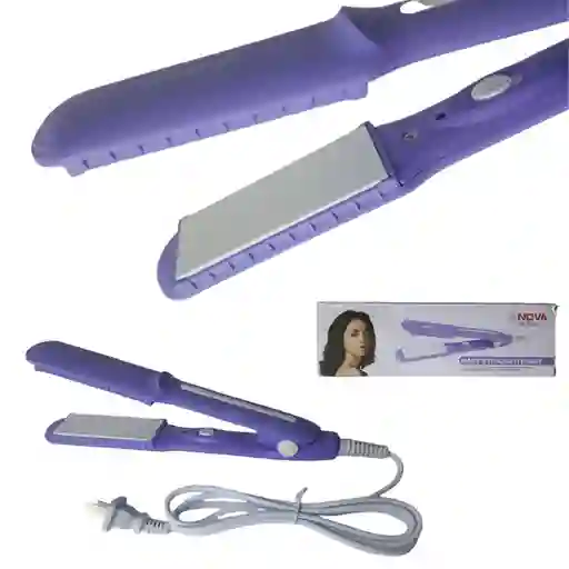 Nova Sx-8006 Plancha en Cerámica Para Cabello Morado