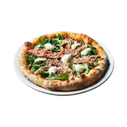 Pizza Búfala y Prosciutto