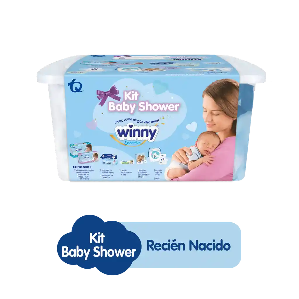 Pañales Winny Sensitive Kit Baby Shower