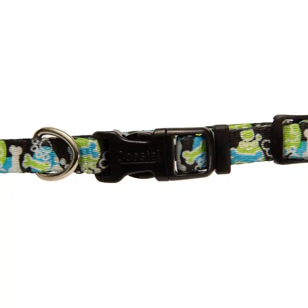 Coastal Pet Collar para Perro Styles Hueso Huella Azul XS