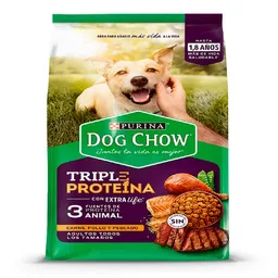 Dog Chow Alimento Para Perro Seco Triple Proteína Todos Tamaños
