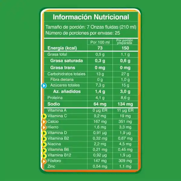 Modificador de leche MILO NUTRI-FIT menos azúcares x 500g