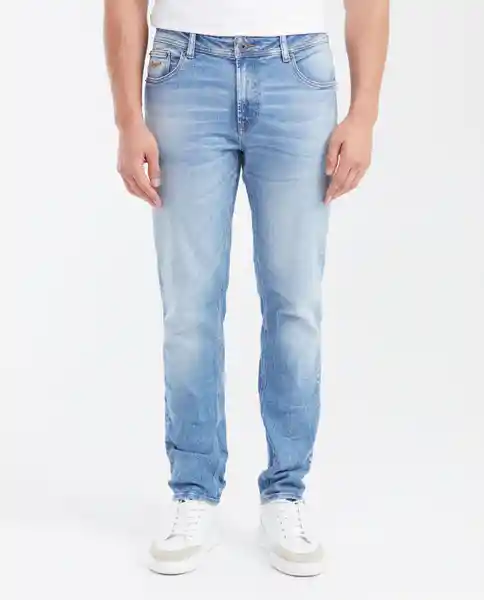 Jean Morrison Masculino Azul Francés Medio Talla 40/32 Chevignon