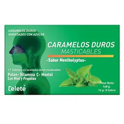 Delete Vitamina Caramelos Duros Mentho Lyptus Masticables