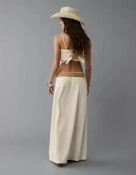 Falda Mujer Blanco Talla: SMALL 8452106 American Eagle