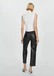 Pantalón Lille Negro Talla 34 Mujer Mango