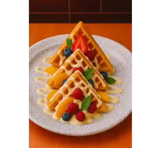 Waffle con Fruta