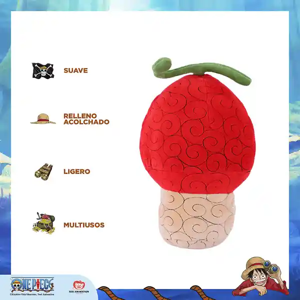 Cojín Fruta Del Diablo Hito Hito Serie One Piece Miniso