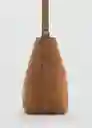 Bolso P Carnaby Camel Talla 99 Mujer Mango