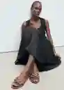 Sandalias Nudi Cuero Talla 38 Mujer Mango