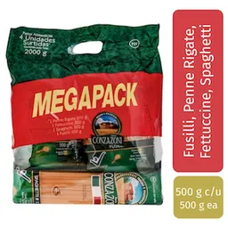 Conzazoni Pastas Surtidas 4 Unidades/500 g
