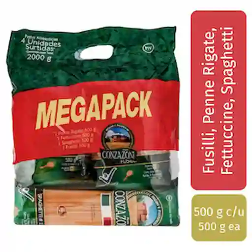 Conzazoni Pastas Surtidas 4 Unidades/500 g