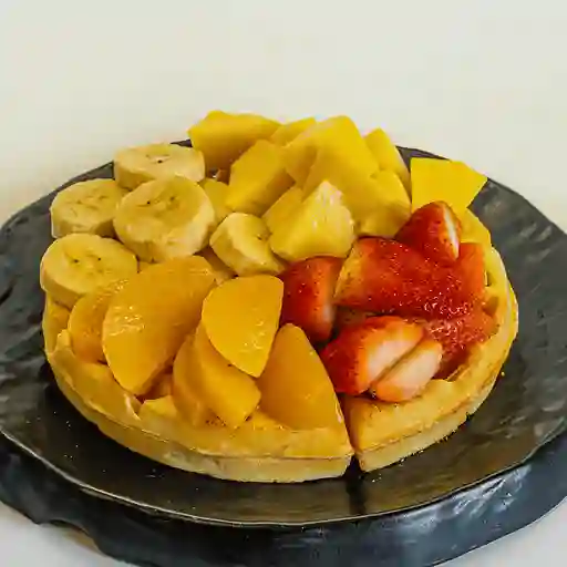 Waffle frutas