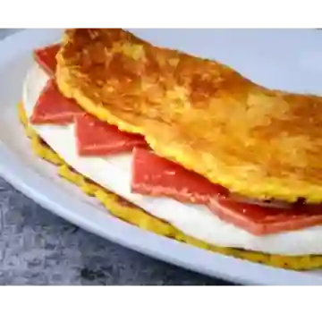 Cachapa con Bocadillo y Queso