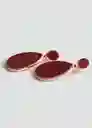 Pendientes Filo Granate Talla 99 Mujer Mango
