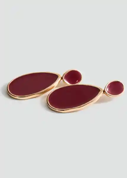 Pendientes Filo Granate Talla 99 Mujer Mango