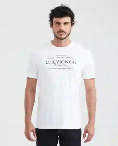 Camiseta Authentic Graphic Blanco 0 Claro T. L Chevignon