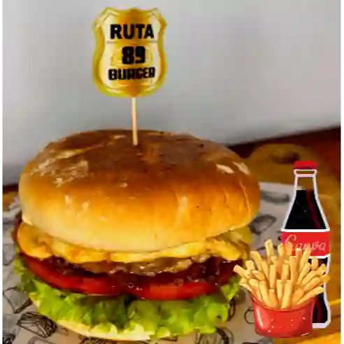 Combo Hamburguesa Artesanal Sencilla