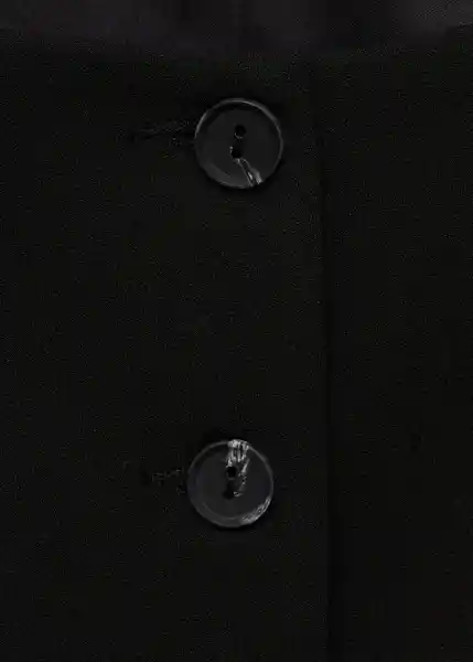 Chaleco Ava Negro Talla L Mujer Mango