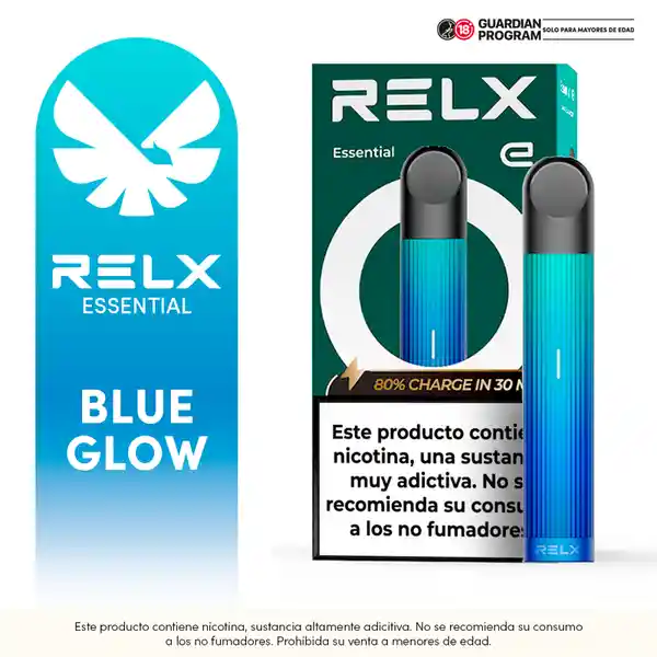 Relx Vapeador Dispositivo Recargable Essential Azul Glow