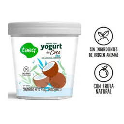 Yogurt a Base de Coco Natural Taeq