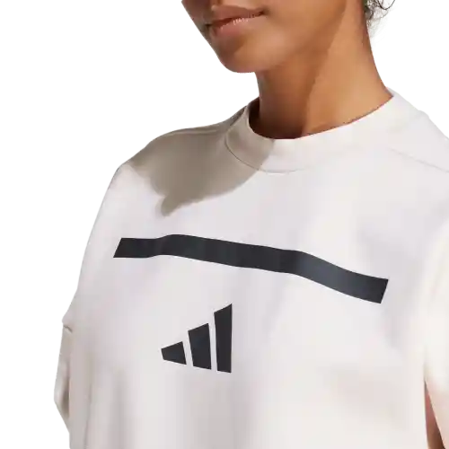 Adidas Chaqueta W Z. N. E. Swt Lifestyle de Mujer Blanco Talla M