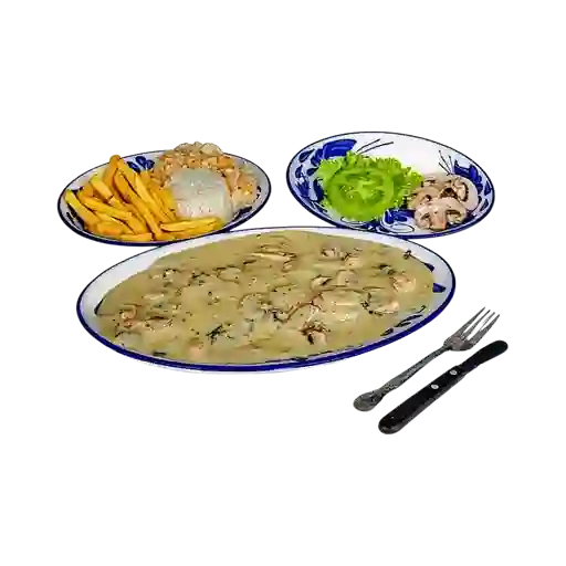 Carne en Salsa de Champiñones