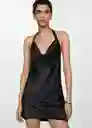 Vestido Orly-l Negro Talla Xs Mujer Mango