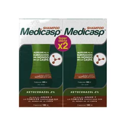 Medicasp Shampoo Capilar Anticaspa Ketoconazol X 2 Unid