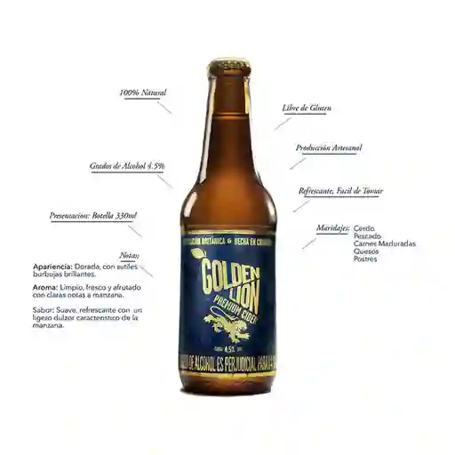 Golden Lion Sidra Colombiana Premium Cider