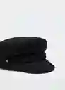 Gorra Baker1 Negro Talla S Mujer Mango