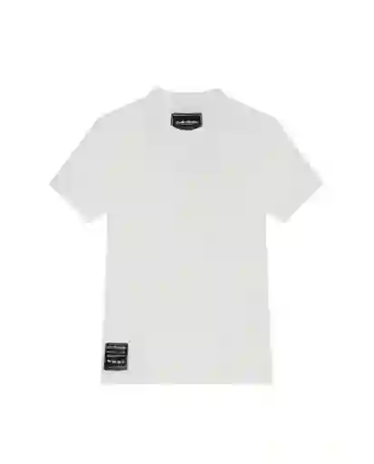 Camiseta Racing Fabric Masculino Blanco Claro Talla L Chevignon