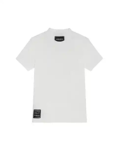 Camiseta Racing Fabric Masculino Blanco Claro Talla L Chevignon