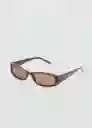 Gafas de Sol Mila Chocolate Talla 99 Mujer Mango