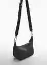 Bolso M Romo Negro Talla 99 Mujer Mango